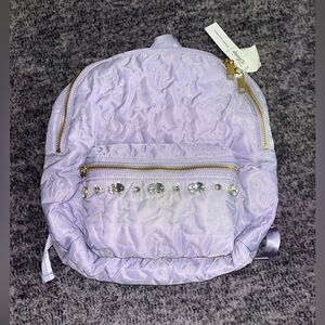 Disney Princess Stoney Clover Lane Purple Lavender Rhinestone Large Backpack NWT